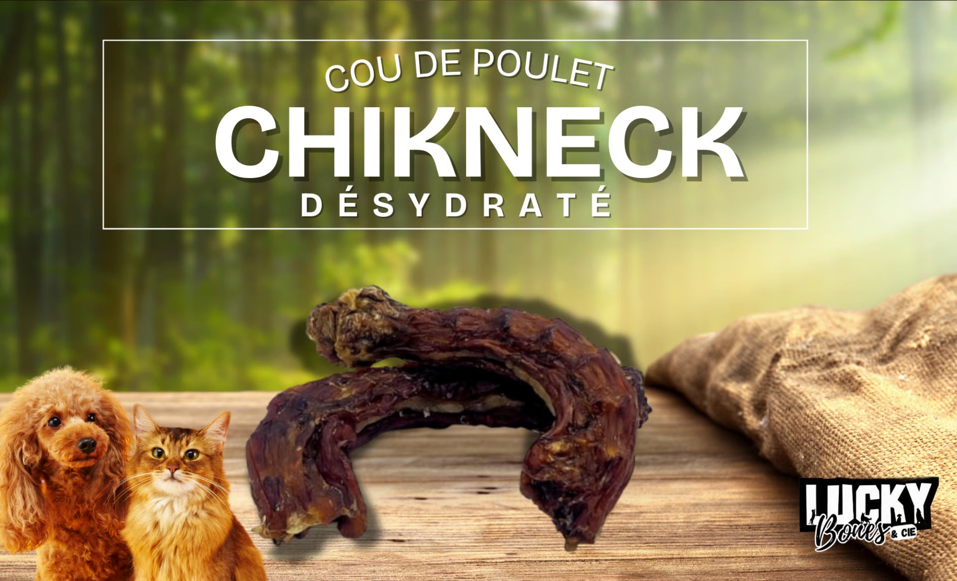 Dehydrated chicken neck / Cou de Poulet