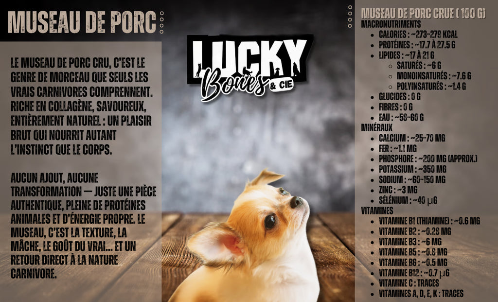 Hogmuzle - Museau de porc deshydraté