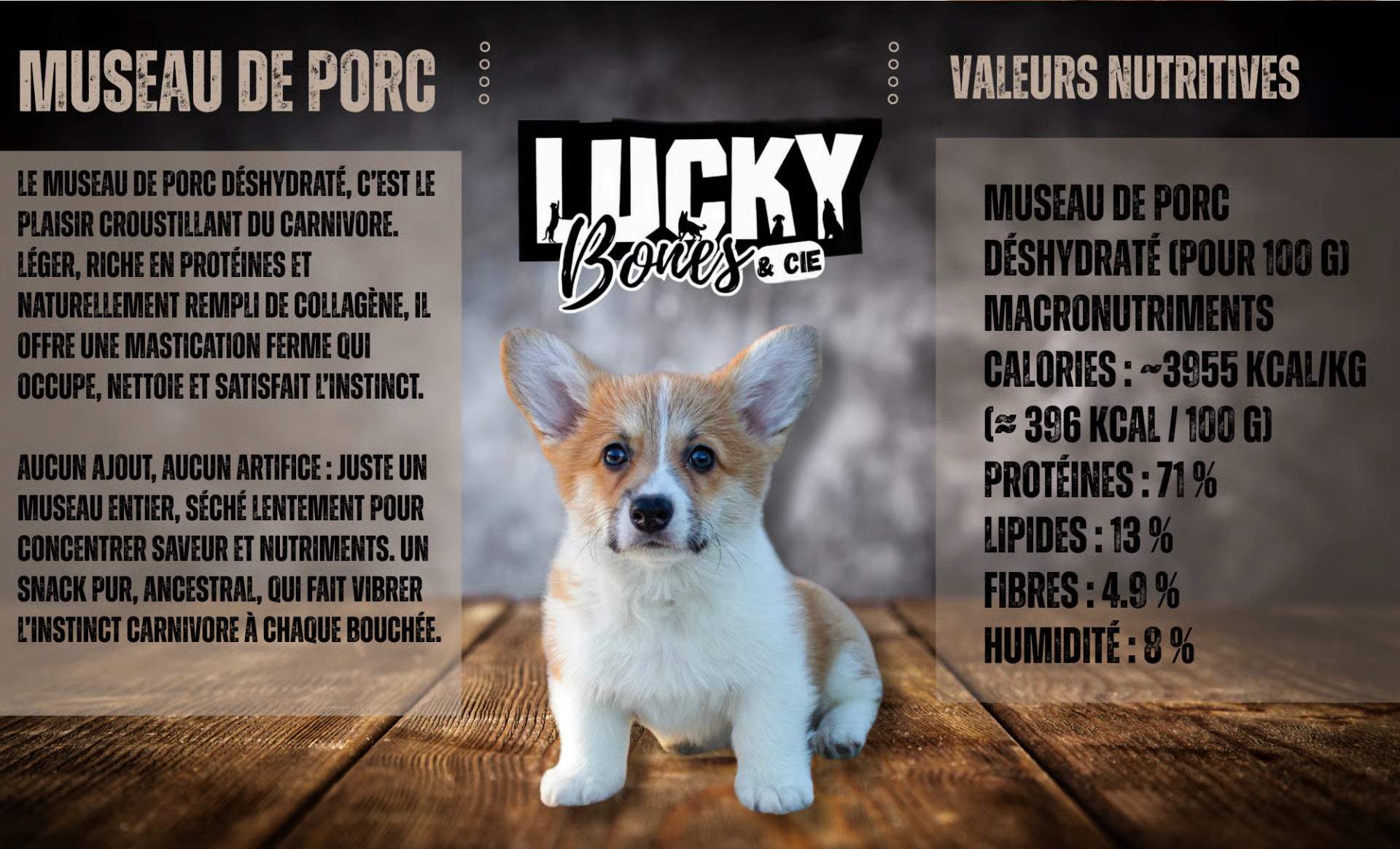 HOG MUZZLE / NEZ DE PORC FUMEE